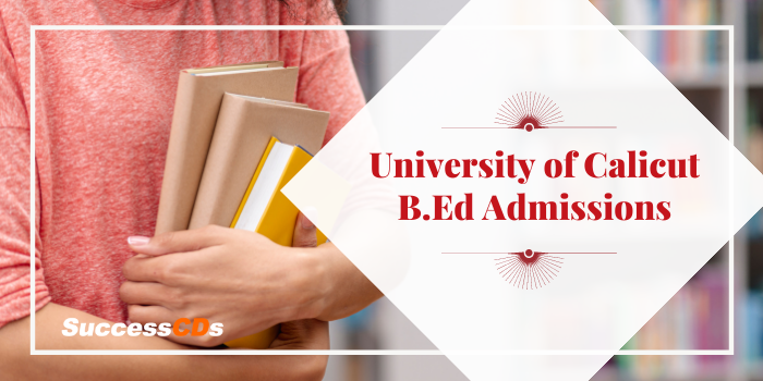 university of calicut b.ed admission