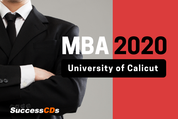 university of calicut mba 2020 admission