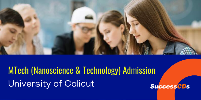 university of calicut mtech admissions