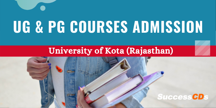 university of kota ug pg admissions