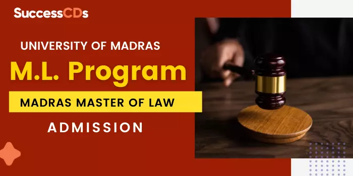 university of madras ml admission