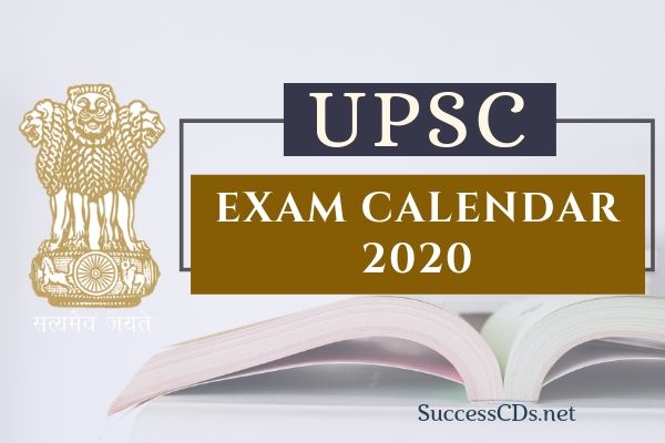 UPSC Exam Date 2020 - UPSC 2020 Calendar