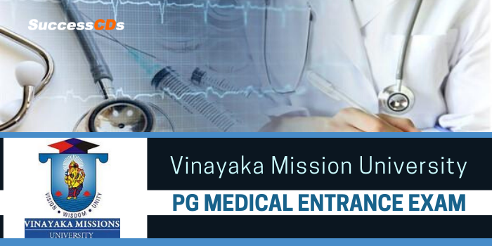 vinayaka missions university pg medical admission 2020