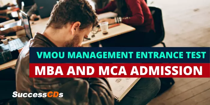vmou met for mba and mca admission 2022