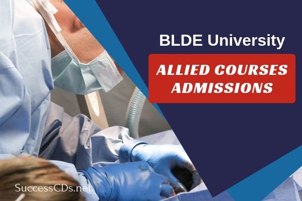 blde allied courses admission 2019