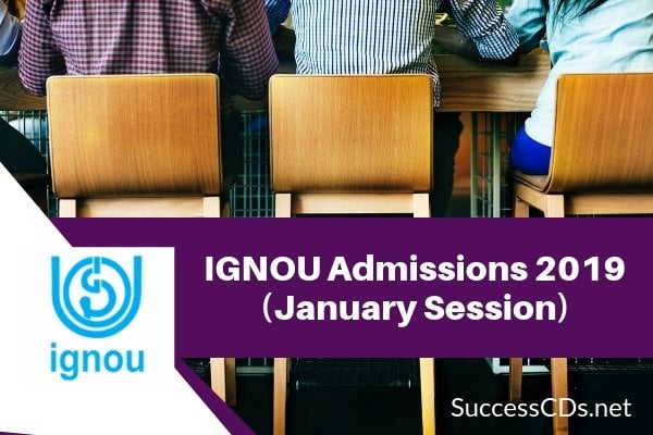 ignou admission 2019