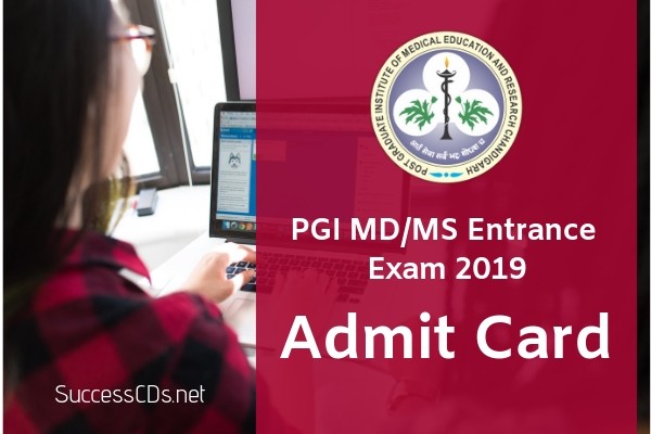 PGIMER Admit Card 2019 for January session released! Download now