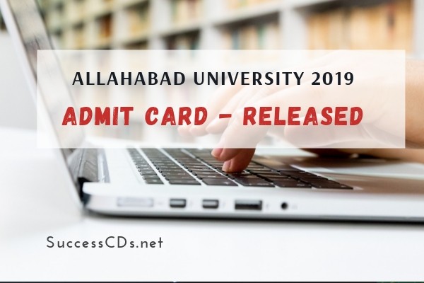 allahabad university admit card 2019