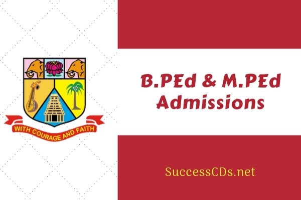 annamalai-bped mped admission 2019