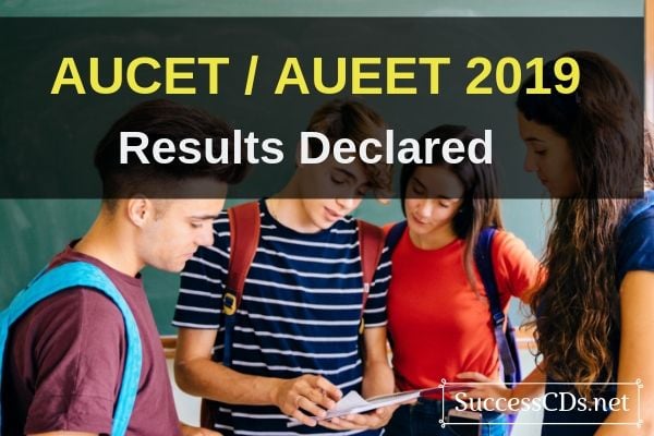 aucet aueet result 2019 declared