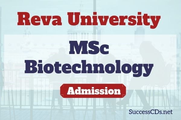 reva university msc biotechnology