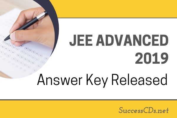 jee advanced answer key 2019