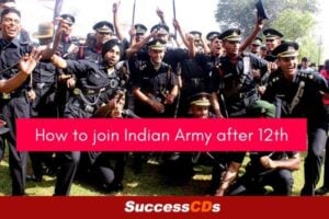 how to join indian army after 12th