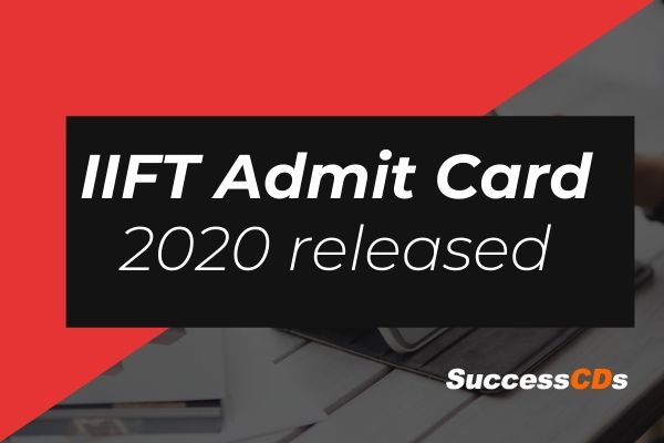 iift admit card 2020