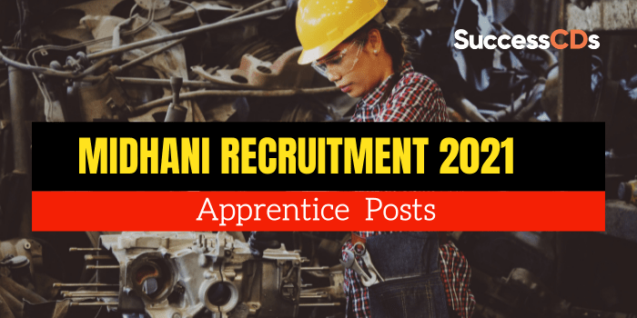 MIDHANI Apprentice Recruitment 2021 Apply Online 140