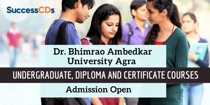 Dr. Bhimrao Ambedkar University Agra UG Admission 2021