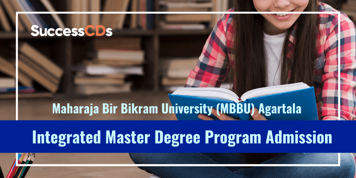 Maharaja Bir Bikram University Integrated Master Degree Program Admission 202