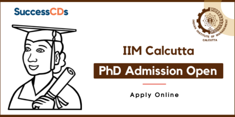IIM Calcutta PhD Admission 2023 Application form, Dates