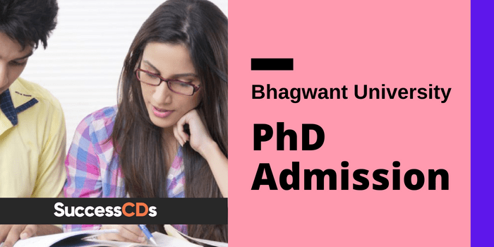 Bhagwant University PhD Admission.