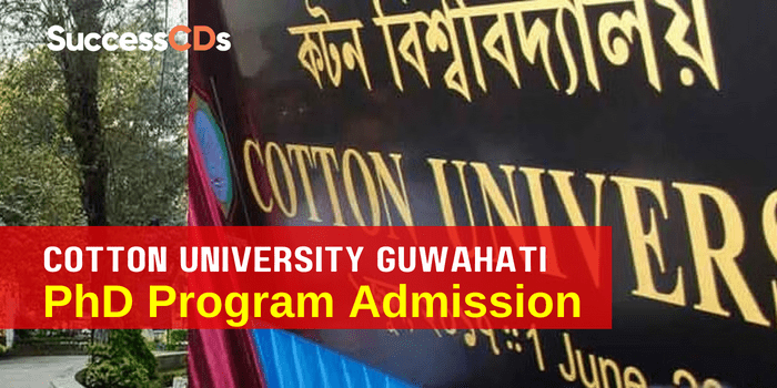 Cotton University Guwahati PhD Admission