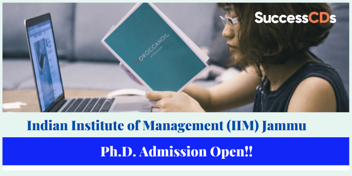 IIM Jammu PhD in Management Admission 2022
