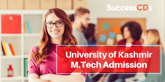 University of Kashmir M.Tech Admission 2021
