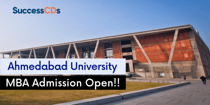 Ahmedabad University MBA Admission 2022