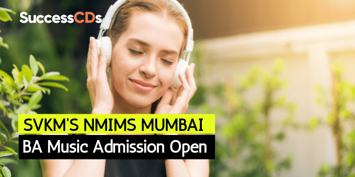NMIMS BA Music Admission 2022