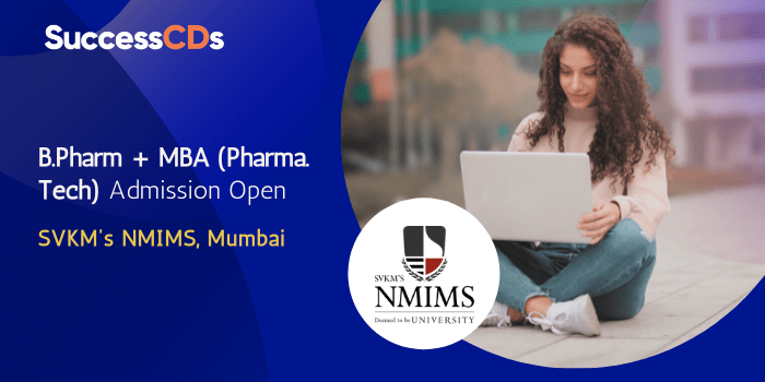 SVKM’s NMIMS Mumbai announces Admission to B.Pharm + MBA (Pharma. Tech) Program 2022, Apply Now NMIMS B.Pharm + MBA (Pharma. Tech) Admission – SVKM’s NMIMS Shobhaben Pratapbhai Patel School of Pharmacy & Technology Management, Mumbai and School of Pharmacy & Technology Management, Shirpur, Hyderabad invites application for integrated, full-time B.Pharm + MBA (Pharma. Tech) Program for the academic year 2022-23 through NMIMS-CET 2022 Check out the details on NMIMS B.Pharm + MBA (Pharma. Tech) Admission 2022. NMIMS B.Pharm + MBA (Pharma. Tech) Admission Dates 2022 Start Online registration : Thursday, 23rd December 2021 Clost Online Registration : Sunday, 05th June 2022 Conduct of online computer based test at test centers :From 01st April 2022 – 10th June 2022 Exam date Scheduling window will be available : From 01st February to 05th June 2022 Merit list declaration: The dates will be mentioned on our website NMIMS B.Pharm + MBA (Pharma. Tech) Admission Eligibility Criteria 2022 Must have passed 10 + 2 or equivalent exam including International Baccalaureate Diploma (IB certificate or DP or CP awarded candidates with 24 credits compulsory and has passed 3 subjects at Higher Level (HL) and 3 subjects at Standard Level (SL) mandatorily from any stream. Science or science vocational with Physics, Chemistry and Mathematics (PCM) or Physics, Chemistry and Biology (PCB) with compulsory 50% marks in PCB or PCM. English as compulsory subject Candidates of CBSE, ICSE should mention in the online registration / e-admission form (if selected) 10+2 or equivalent aggregate marks of all the subjects for which the candidate has taken & appeared for (not best of four, five, six or seven). In case the mark sheet issued by the applicable Board/Institution is in percentile/s, the actual aggregate percentage of all the subjects appeared by the candidate will be taken into consideration Candidates above 25 years of age are not eligible to apply For IB & Cambridge Candidates Candidates who do not have final mark sheet will be given “Provisional Admission” based on predicted scores. Fees will be accepted from such candidates but their admission will be confirmed on submission of the final mark sheet before the commencement of the program, if found eligible. The candidate shall have to submit a copy of AIU notification to confirm their eligibility for the program as equivalent to (10+2) examination/s. The mark sheet/s / transcript/s issued by Board / University shall only be considered (the mark sheet/s / transcrip/s issued by the School / Institute will not be considered / accepted.) International School/s candidates and those candidates who have completed their (10+2) or equivalent examination/s from overseas school/s / Institute/s / University will have to submit AIU certificate of equivalence (mandatory) to confirm their eligibility for the program as equivalent to (10+2) examination/s. Only a single mark sheet with all compulsory subjects passed is mandatory, no compartmentalized mark sheet will be considered. NMIMS B.Pharm + MBA (Pharma. Tech) Admission Application Process 2021 Candidates Visit www.nmims.edu or www.nmimscet.in for online registration. Before filling the online form, please read all the instructions carefully mentioned in the instruction sheet, important dates and also terms & conditions given in the online application form. Registration fee Registration fee of Rs 1600/- (Non-refundable) Selection Process Merit list will be prepared based on the performance of the candidate in NMIMS-CET exam. The decision of the institute will be final in this regard and no inquiries or correspondence in this regard will be entertained Note: Candidates are required to update 12th or equivalent exams or predicted marks after the admission process. Candidates will not be considered for the merit list if they fail to update the correct information in the online registration form. It is the sole responsibility of the candidate to ensure that correct marks are entered. At any given point of time, if it is found that the information given by candidate i.e 12th or equivalent exam is incorrect, The candidate admission will be cancelled and fees will be refunded as per prescribed refund rules. NMIMS-CET Exam Structure Exam Duration: 120 minute Total question: 120 Total Marks: 120 Exam is based on Physics, Chemistry and Mathematics / Biology of 10+2 curriculum. Pharmacy admission test is based on PCM / PCB combination as selected at the time of online registration form. NMIMS-CET Exam will comprise of 5 major sections as follows, No Negative marks: Physics: 30 Question Chemistry: 30 Question Maths / Biology: 30 Question Logical Intelligence: 20 Question Language Proficiency : 10 Question For more details and apply please visit the official website