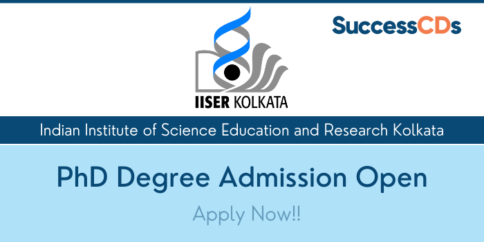 IISER Kolkata PhD (Spring Semester) Admission