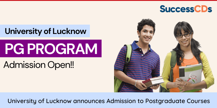 university of lucknow pg admission