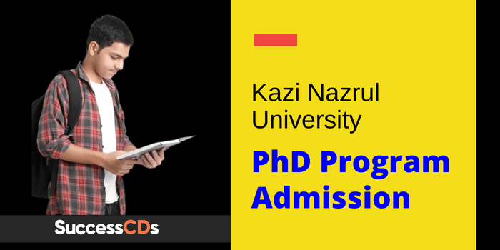 Kazi Nazrul University PhD Admission