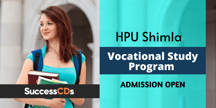 hpu shimla vocational study admission