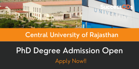 phd admission in rajasthan university 2022