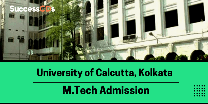 University of Calcutta M.Tech Admission 2021 