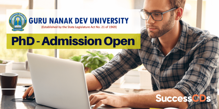 GNDU Amritsar PhD Admission