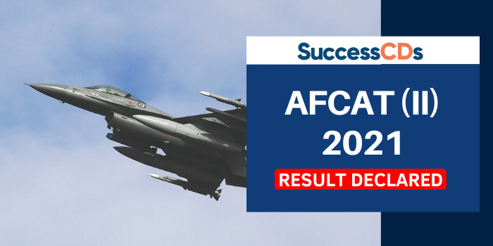 AFCAT (2) 2021 Results declared