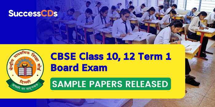 CBSE Class 10, 12 Term 1 Board Exam sample papers released