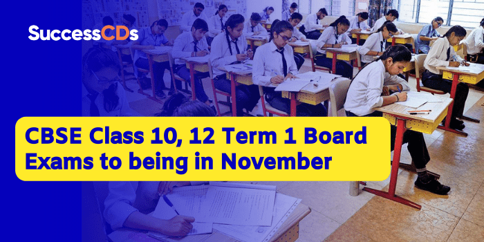 CBSE Class 10, 12 Term 1 Board Exams to being in November, date sheet likely by mid-October