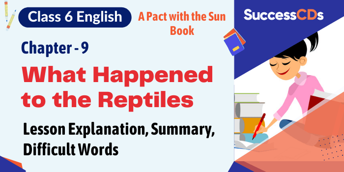 What Happened to the Reptiles Class 6 English Chapter 9 Explanation