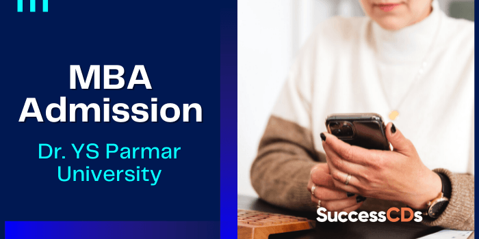 Dr. YS Parmar University MBA Admission 2021 
