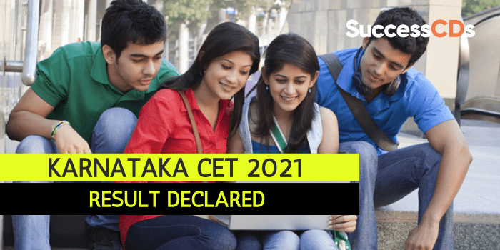 Karnataka CET 2021 Result declared