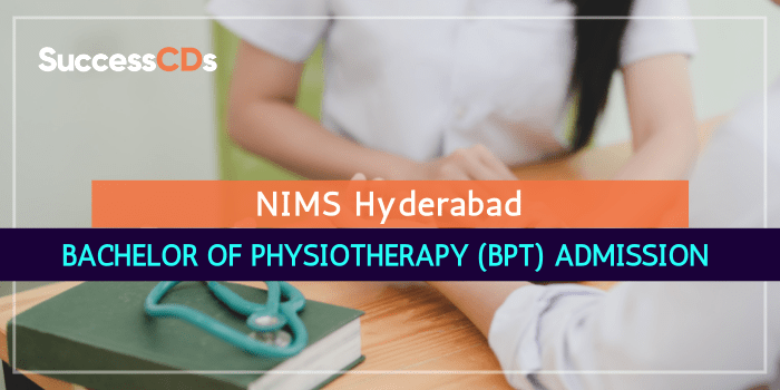 NIMS Bachelor of Physiotherapy (BPT) Admission 2021