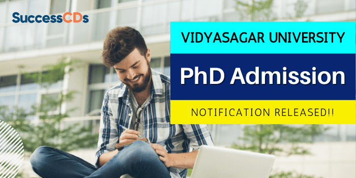 Vidyasagar University PhD Admission 2021