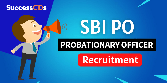 SBI PO Recruitment 2021 Application