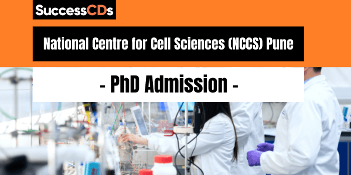 NCCS Pune PhD Admission