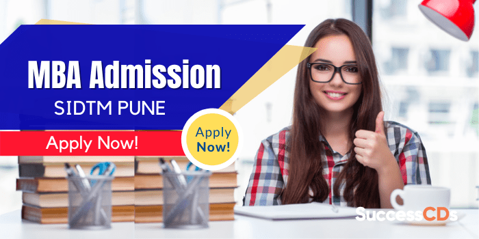 SIDTM Pune MBA Admission 2022