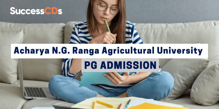 Acharya N.G. Ranga Agricultural University PG Admission 2021