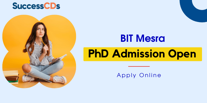 BIT Mesra PhD Admission 