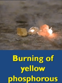 burning of yellow